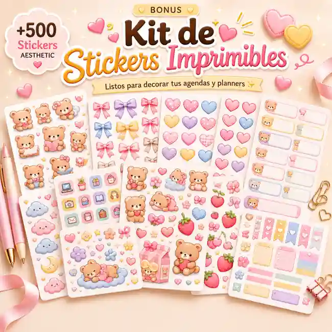 Kit de Adesivos Imprimíveis
